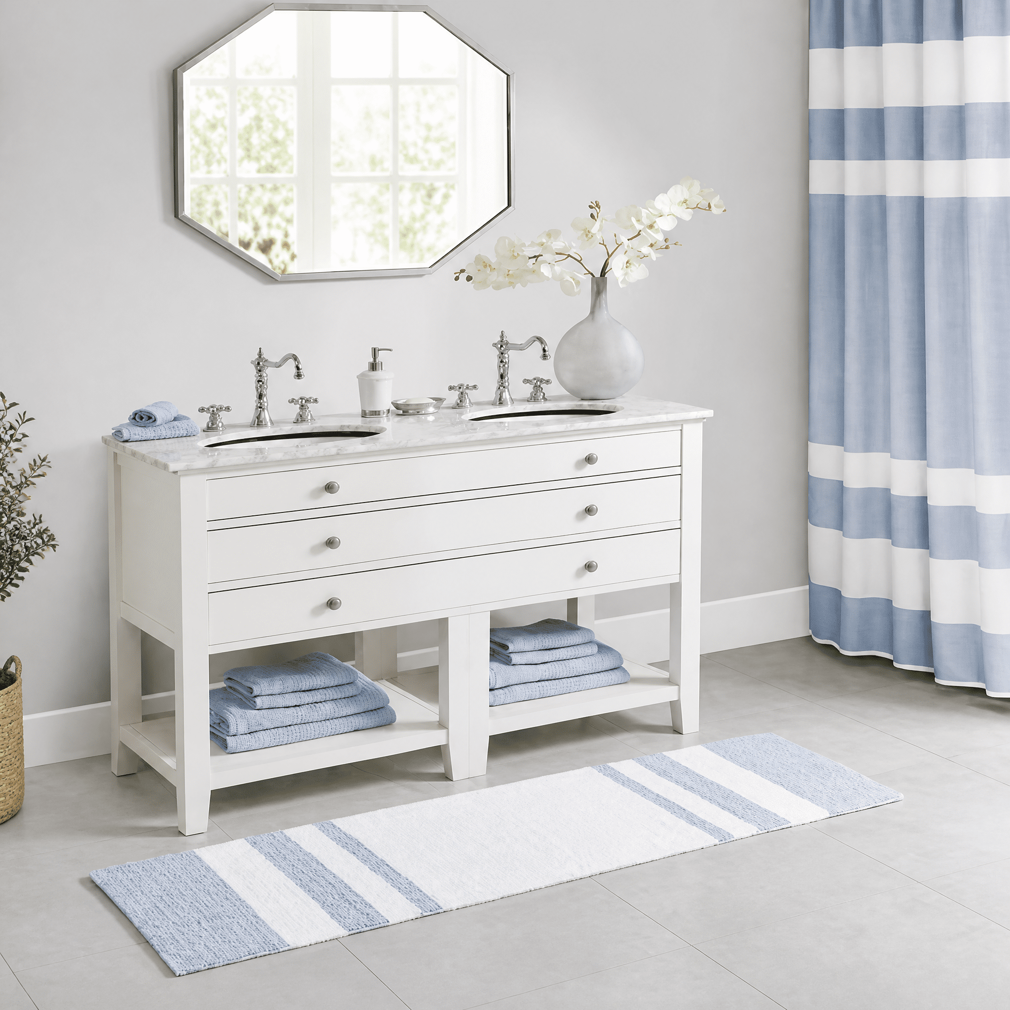 Reversible Bath Rug