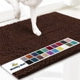 thumbnail image 1 of Muddy Mat® AS-SEEN-ON-TV Tapete para puerta y alfombra para mascotas de microfibra altamente absorbente, área lavable gruesa antideslizante y tapete de baño de chenilla suave para cocina, baño, dormit, 1 of 5