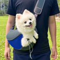 thumbnail image 3 of Pet Backpack Breathable Mesh Shoulder Bag for Small Dogs and Cats Lightweight Comfortable Travel Outdoor Hiking, 3 of 4