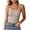 Khaki, variant on Women's Bralette Tops Sleeveless Adjustable Strap Thin Strap Seamless Backless Summer Blouses Solid Color Lightweight Breathable Layering Tank Tops
