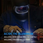 HITBOX 200A AC/DC TIG Stick Welder with Pulse, Aluminum Welding, IGBT Inverter, 220V