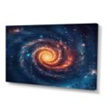 thumbnail image 2 of Designart Décoration Murale Surdimensionnée Espace, art Mural Espace, Espace en Révolution, art Mural Moderne Jaune sur Toile, 32x24 Pouces, 2 of 5