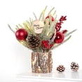 thumbnail image 1 of Árbol de Navidad N&T NIETING Mini de 30 cm con adornos rojos, 1 of 6