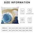 thumbnail image 5 of JEUXUS  Abstract Boho Throw Pillow Covers Mid Century Modern Minimalist Blue Geometric Decorative Pillows Covers for Couch Sofa Bed Home Decor, 5 of 5