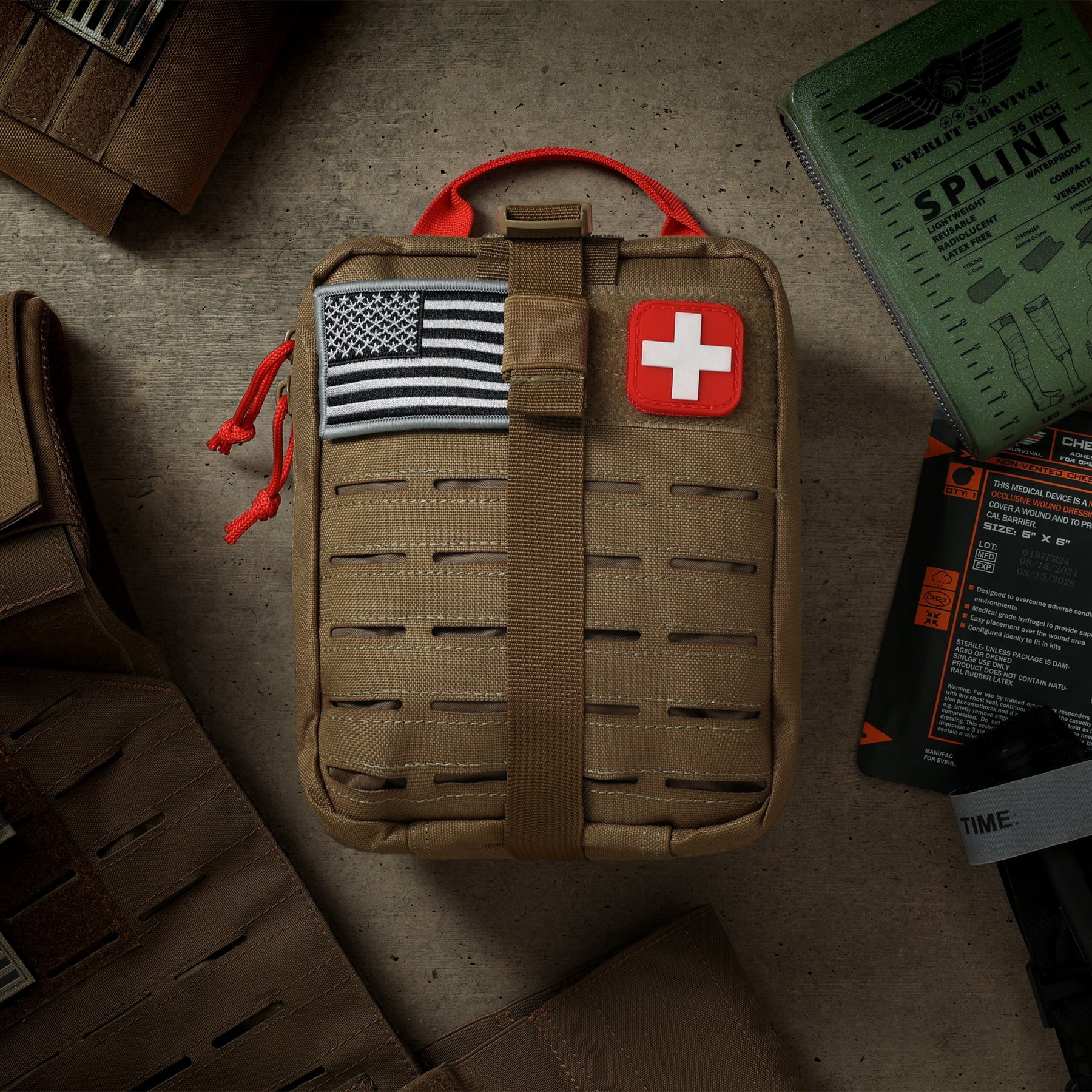 ACETAC Gear First Aid Pouch Rip-Away IFAK Tactical Utility Pouch for Outdoor Activities Medical pouch