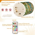 thumbnail image 5 of Yayeee Flameless Candles with Remote Flickering Battery Operated Multi Color Changing, Orange Floral Garden, 5 of 7