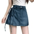 thumbnail image 2 of Jjayotai Shorts for Women, Womens Plus Size High Waisted Denim Half Skirt Pants, Jean Shorts Womens, 2 of 9