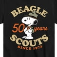thumbnail image 3 of Peanuts - Beagle Scout 50 Yr Badge - Toddler & Youth Short Sleeve Graphic T-Shirt, 3 of 6
