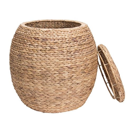 Large storage basket on sale with lid