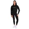 thumbnail image 5 of Popfunk Talamasca Logo Women's Cropped Hoodie Pullover Sweatshirt, Black, X-Large, 5 of 5