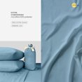 thumbnail image 4 of Sabanas Lisas Matrimonial Onstore 3500 Hilos Azul Indigo, 4 of 9