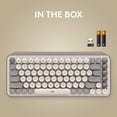 thumbnail image 3 of Logitech POP Keys Mechanical Wireless Keyboard with Customizable Emoji Keys, Durable Compact Design, Bluetooth or USB Connectivity, Multi-Device, OS, 3 of 10