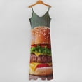 thumbnail image 5 of Hamburger Sleeveless Dress Loose Women's Dress Dresses Luxury Evening Dresses, 5 of 9