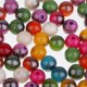 thumbnail image 3 of 100 Unidades Al Por Mayor 8 Mm Granos De Perlas Redondas Grandes Agujeros dos Colores Granos De Resina Estilo Europeo Para Las Mujeres DIY Collares Joyería Haciendo Accesorios Baoblaze Cuentas de resina para artesanía, 3 of 8