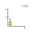 thumbnail image 4 of JewelersClub 1/2 Carat T.G.W. Citrine And White Diamond Accent Sterling Silver Pendant, 18", 4 of 4