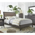 thumbnail image 3 of Bowery Hill Metal Upholstered California King Sleigh Bed in Basalt Gray, 3 of 6