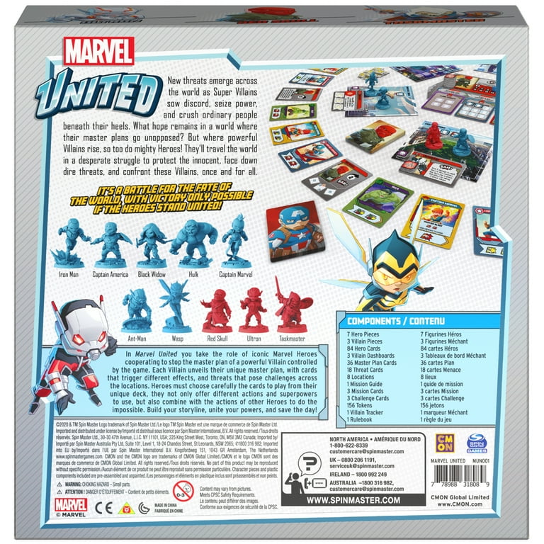  Spin Master Games 5-Minute Marvel, Fast-Paced Cooperative Card  Game for Marvel Fans and Kids Aged 8 and Up : Toys & Games