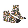 thumbnail image 3 of Bingfone Roosters And Chicks Design Patterned Men'S Women'S Casual Cotton Socks, 3 of 9