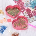 thumbnail image 3 of Cuadros Decorativos Bandeja de pintura de diamantes Placa de perforación de diamantes de imitación en forma de corazón de plástico (rosa) DQrwqpou Nuevos Originales, 3 of 6