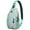 Boho, variant on Colorful Ice Cream Dessert Pattern Multipurpose Crossbody Sling Bag Lightweight Durable Fashionable Appearance