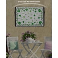thumbnail image 6 of Outdoor TV Cover 52 to 55 Inch Weatherproof, St. Patrick's Day Waterproof TV Screen Protector for Outside Decor with Zipper and Pocket 52"L x 30"H , Green Shamrock Irish Clover Seasonal, 6 of 7