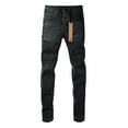thumbnail image 2 of New Ksubi Men's Jeans 2025 High Quality Streetwear Slim Fit Stretch Jeans Baggy Ripped Straight Skinny Denim Pants, 2 of 9