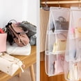 thumbnail image 6 of Hanging Storage Grid Organizer Bag Separate Grid for Handbag Wallets Clothing, 6 of 7