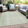 thumbnail image 6 of HomeRoots 625833 10 x 14 ft. Sage & Ivory Geometric Washable Transitional Indoor & Outdoor Rectangle Area Rug, 6 of 9