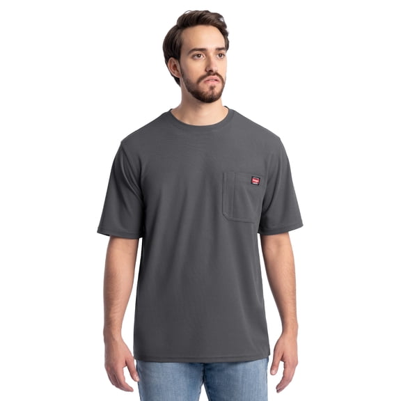 Wrangler Workwear Men's Short Sleeve UPF40 Performance Tee, Size S-3XL and XLT-2XLT