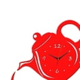 thumbnail image 2 of Cateissary Reloj de tetera campanas de salón ornamento Dial campana colgante DIY pegatina suministros para el hogar diseño moderno relojes que Decoración del hogar rojo, 2 of 6