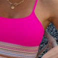 thumbnail image 4 of Conjunto de bikini con sujetador push-up de talla grande para mujer, traje de baño de cintura alta, ropa de playa, 4 of 8
