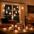 thumbnail image 6 of Halloween Ghost String Lights USB Powered 9.8 ft, Fairy Lights for Indoor Outdoor Hanging Home Garden Porch Wall Display Party Decor, 6 of 8