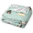 thumbnail image 2 of Cute Puppy Dogs Throw Blanket Ultra Soft Warm All Season Animals Decorative Fleece Blankets for Bed Chair Car Sofa Couch Bedroom 60" X 50", 2 of 6