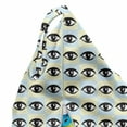 thumbnail image 5 of Modern Lounger Chair Bag, Woman Eye Drawings in Symmetric Geometric Square Frames Pop Art Seeing, High Capacity Storage with Handle Container, Lounger Size, Charcoal Grey Pale Blue, by Ambesonne, 5 of 5