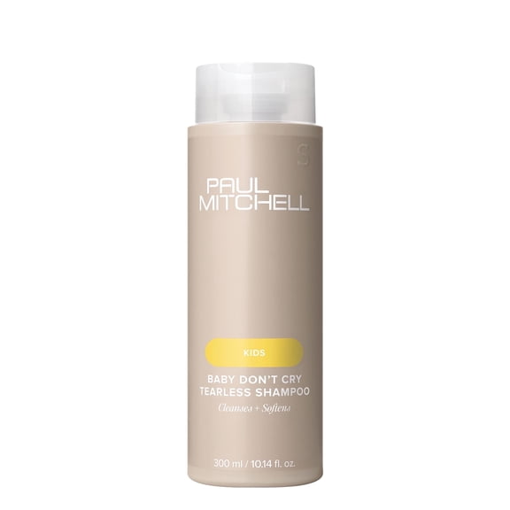 Paul Mitchell Baby Don’t Cry Tearless Shampoo, Cleanses Softs Hair, For Children of All Ages, 10.14 fl oz.