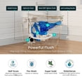 thumbnail image 3 of R&T U69-T One-Piece Smart Toilet with Pump-Assisted Flush & Built-in Tank, Chair Height Comfort - Auto Flush, Heated Seat, Warm Air Dryer, Auto Open Lid, Night Light, Deodorizer, Remote Control, 3 of 14
