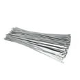 thumbnail image 2 of Home Textile Storage,100PCS 304 Stainless Steel Exhaust Wrap Coated Metal Locking Cable Zip Ties, 2 of 4