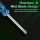 thumbnail image 4 of Uxcell 20pcs PH00 Mini Destornillador Phillips #00 1.8" Longitud Destornilladores 1" Acero al Carbono con Mango Ergonómico para Reparaciones DIY, Azul, 4 of 7