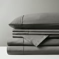 thumbnail image 2 of Madison Park 6-Piece 800 Thread Count Cotton Blend Sateen Sheet Set, Cal King - Charcoal, 2 of 7