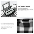 thumbnail image 4 of Buffalo check plaid white black Luggage Cover Anti Scratch, Elastic Suitcase Protector Suitcase Covers for Luggage Fits 18-32 Inch Luggage, 4 of 5