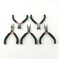 thumbnail image 2 of 1 set 45# Carbon Steel Jewelry Plier sets including Wire Cutter Plier Round Nose Plier Side Cutting Plier Bent Nose Plier and End Cutting Plier Black 20x33.5x5.5cm 5pcs/set, 2 of 7