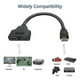 thumbnail image 2 of Hdmi Splitter Adapter Cable Hdmi Splitter 1 In 2 Out $hdmi Male To Dual Hdmi Female 1 To 2, 2 of 5