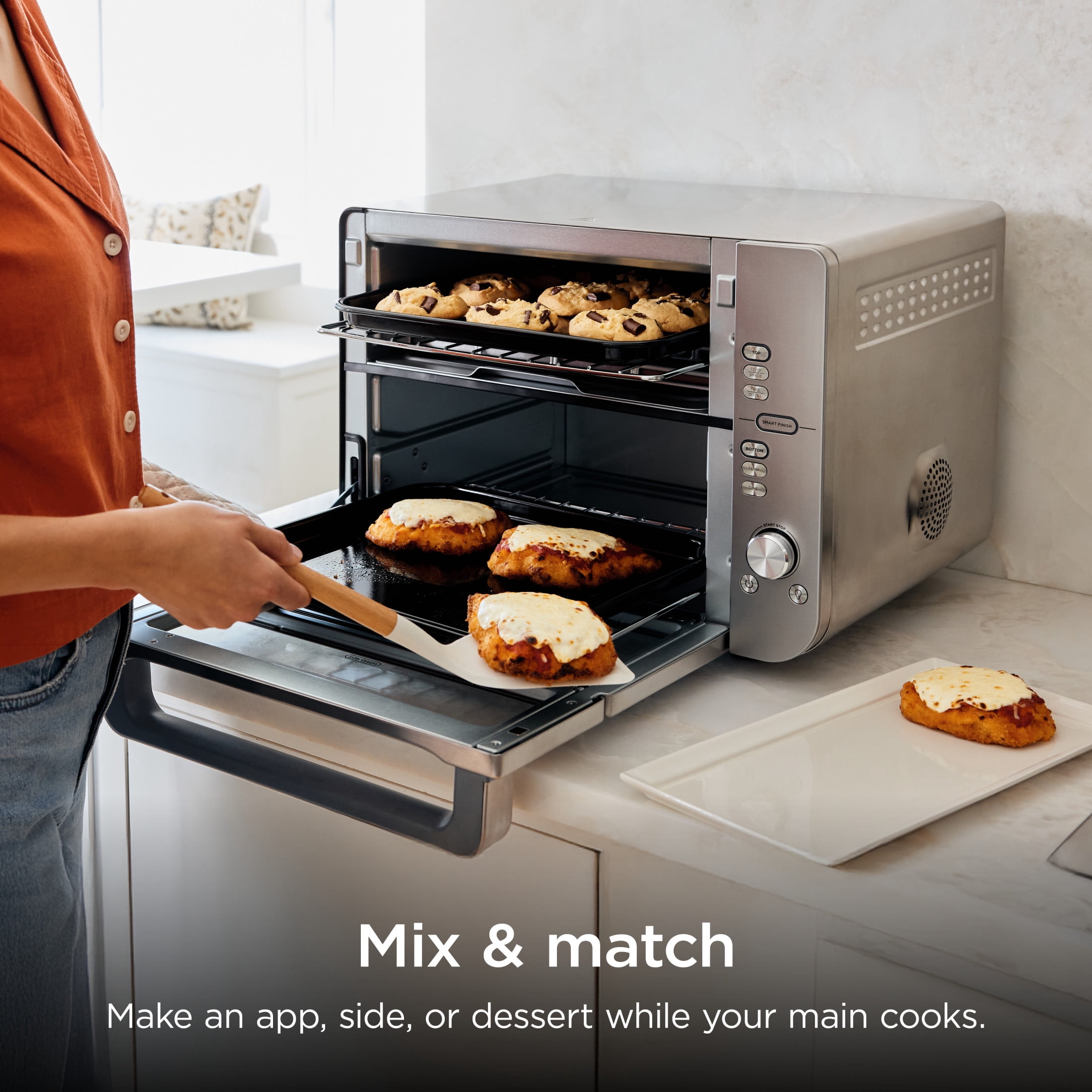 Ninja Air Fry Basket, 2 Sheet Pans, 2 Wire Racks, DCT601
