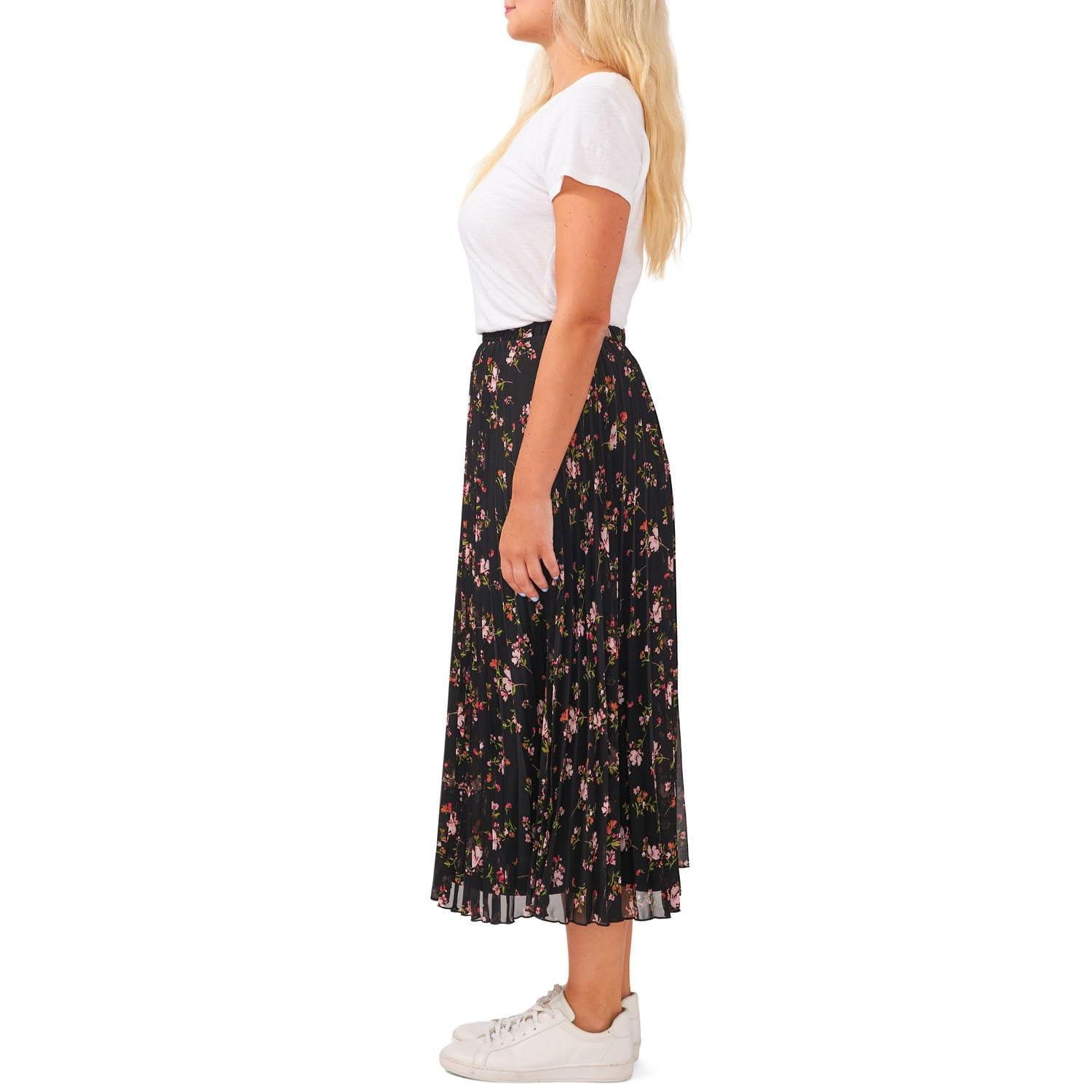 Vince camuto black skater cheap skirt