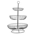 thumbnail image 4 of GOOHOCHY  Three Tier Fruit Bowl Tiered Serving Tray Basket Fruits Black, 4 of 8
