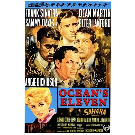 Oceans 11 Movie Poster (11 x 17)