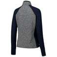 thumbnail image 3 of Women's Navy/Heather Gray Kentucky Wildcats Finalist Raglan Quarter-Zip Jacket, 3 of 3