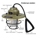 thumbnail image 2 of 1pc Vintage LED Camping Lantern, Rejected And Durable Lantern, Long-lasting Battery Life And Bright LED Light, For Outdoor Activities, 2 of 11