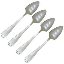 Norpro Stainless Steel Deluxe Grapefruit Spoons, Set of 4, Metallic