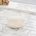 thumbnail image 4 of Aesthetic Multifunctional Rice Strainer with Handle, BPA-Free Colander | Food Grade, Fine Holes for Fast Draining, Space-Saving for Washing, Draining & Storing Food (White), 4 of 5